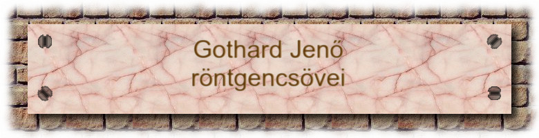 Gothard Jenő röntgencsövei